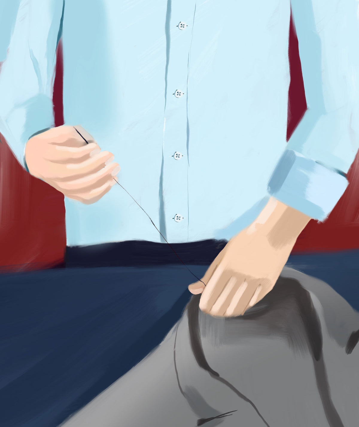 What goes into an expensive suit?