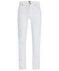 BOSS Delaware3 Cashmere-Touch Jeans - White
