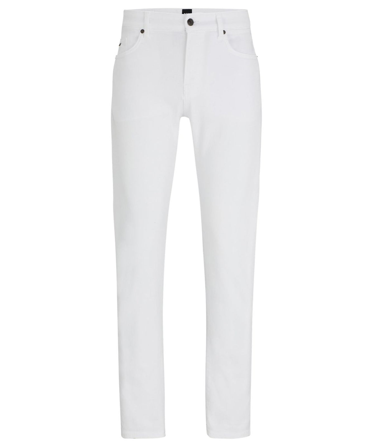 BOSS Delaware3 Cashmere-Touch Jeans - White