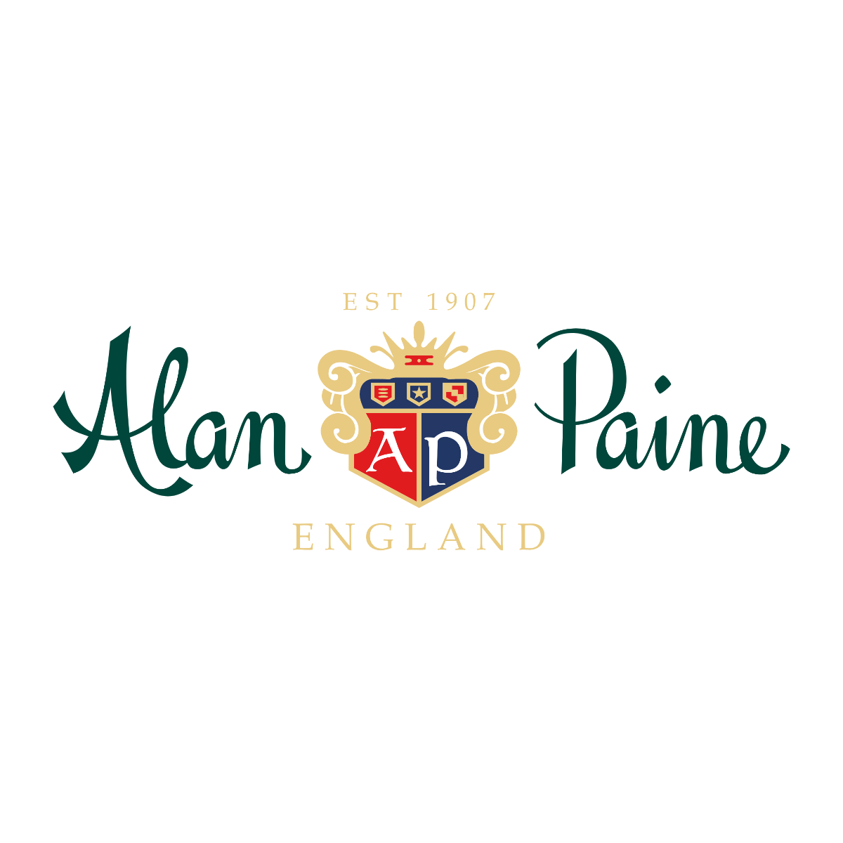 Alan Paine Cotton Merino Quarter Zip Jumper - Red