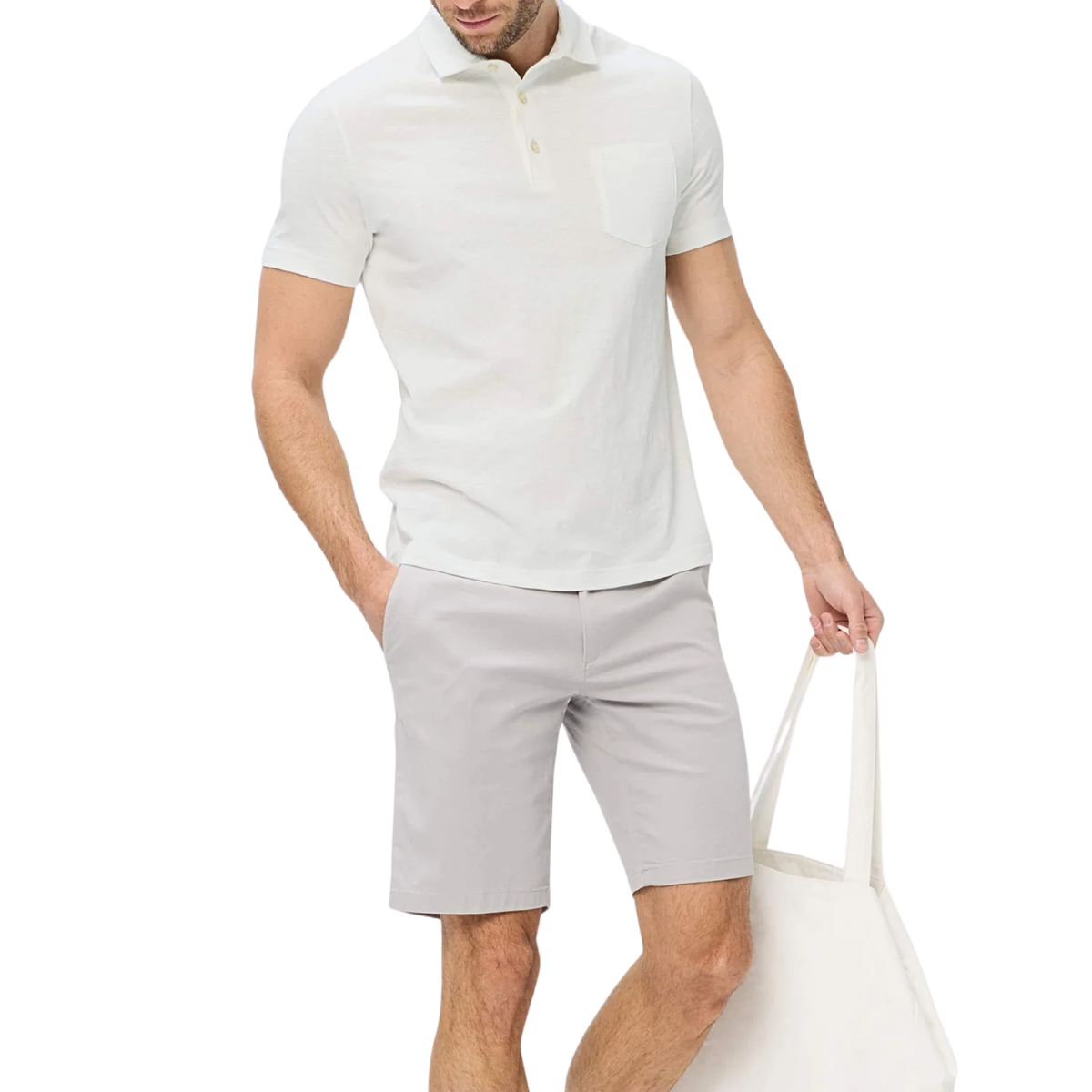Brax Pavo Polo Shirt - White