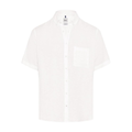 Brax DanU Linen Short Sleeve Shirt - White