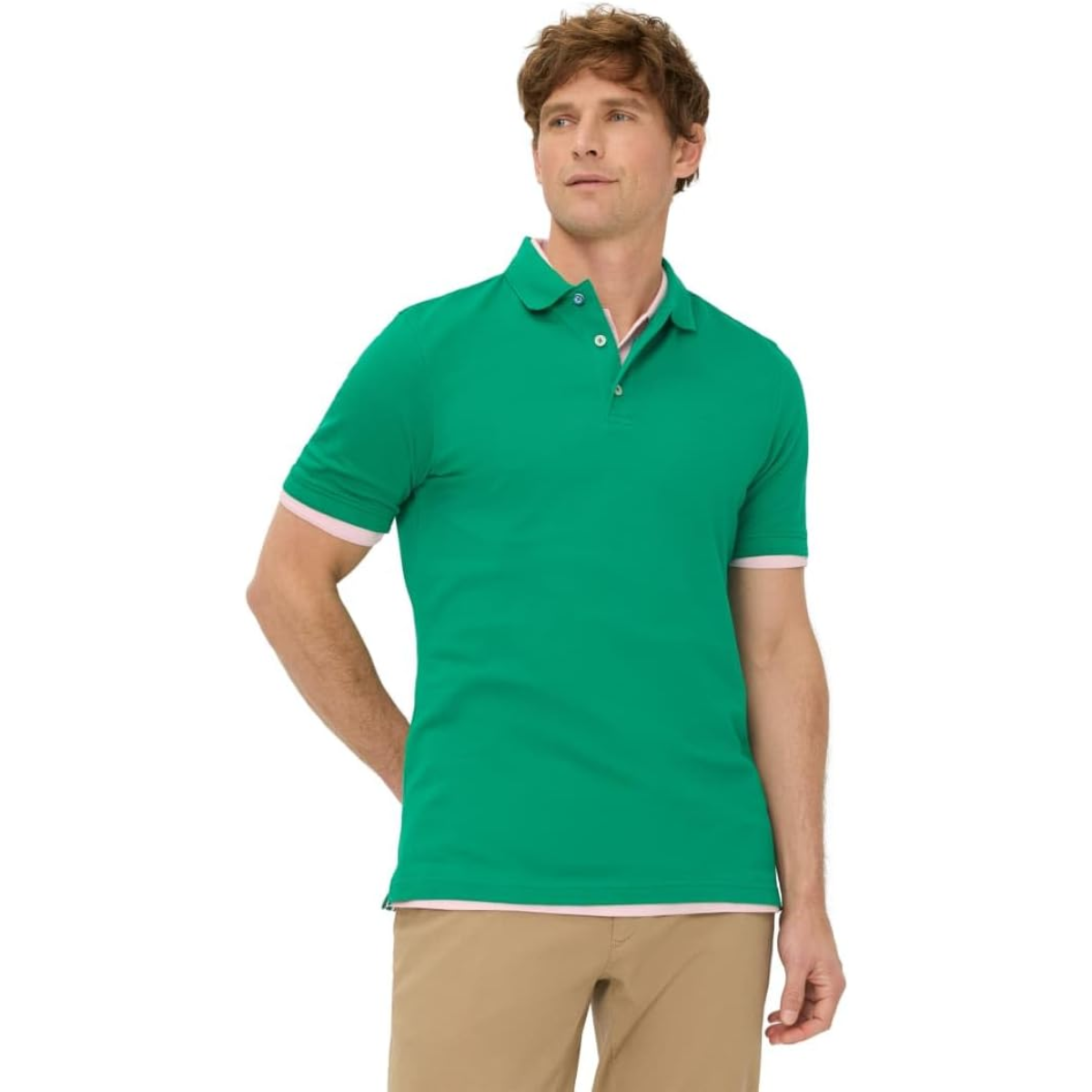Brax Pete Polo Shirt - Emerald Green