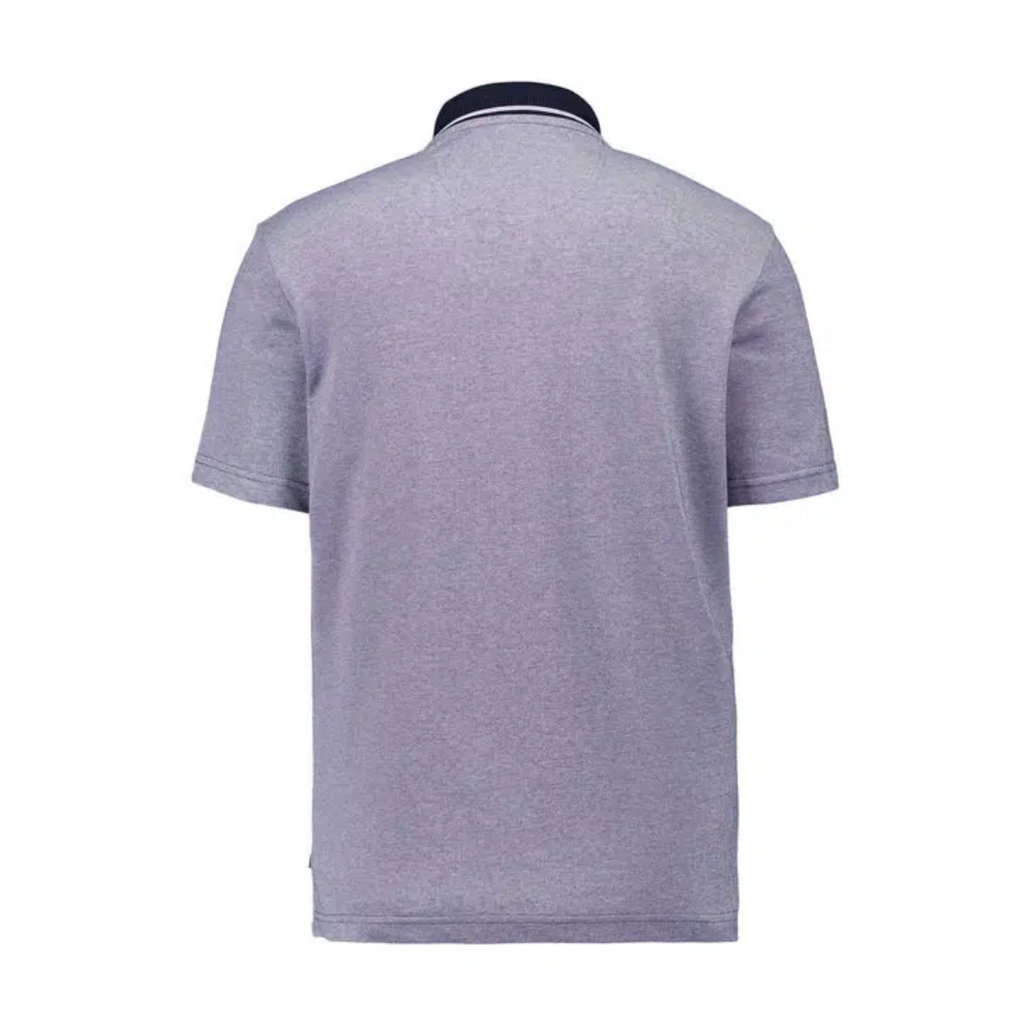 Brax Petter Contrast Polo Shirt - Navy