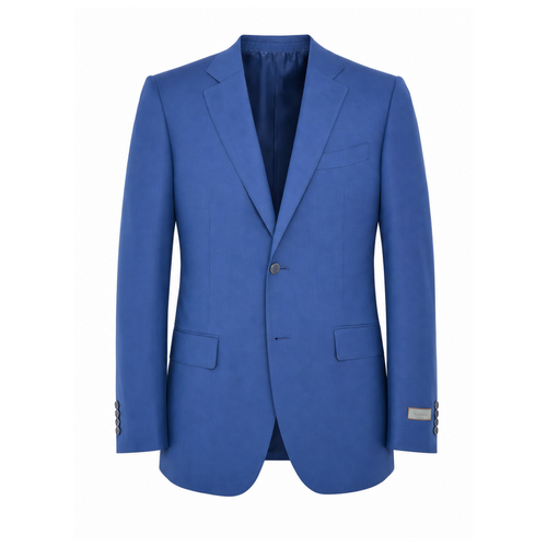 Canali Double Twisted Wool Suit - Blue