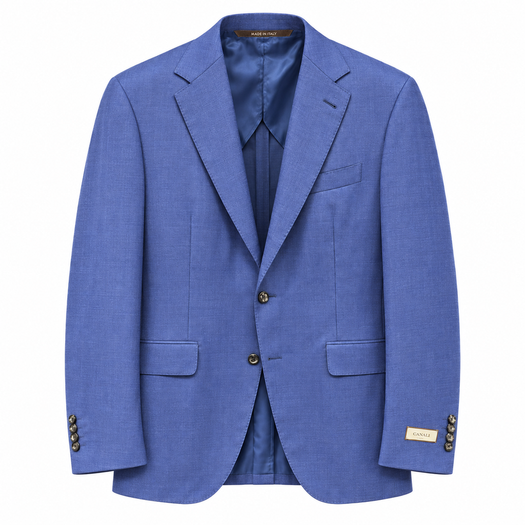 Canali Impeccabile Travel Sports Jacket - Blue