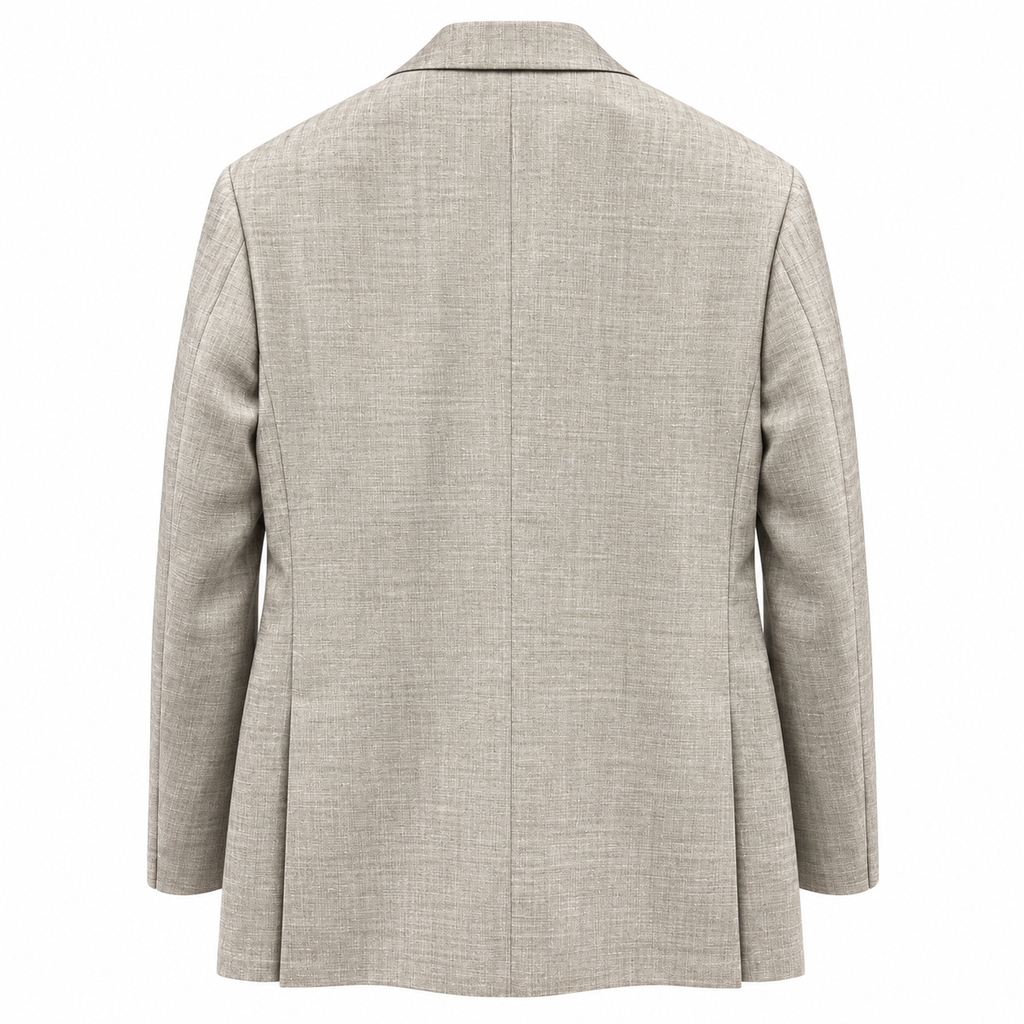 Canali Kei Sports Jacket - Beige Herringbone