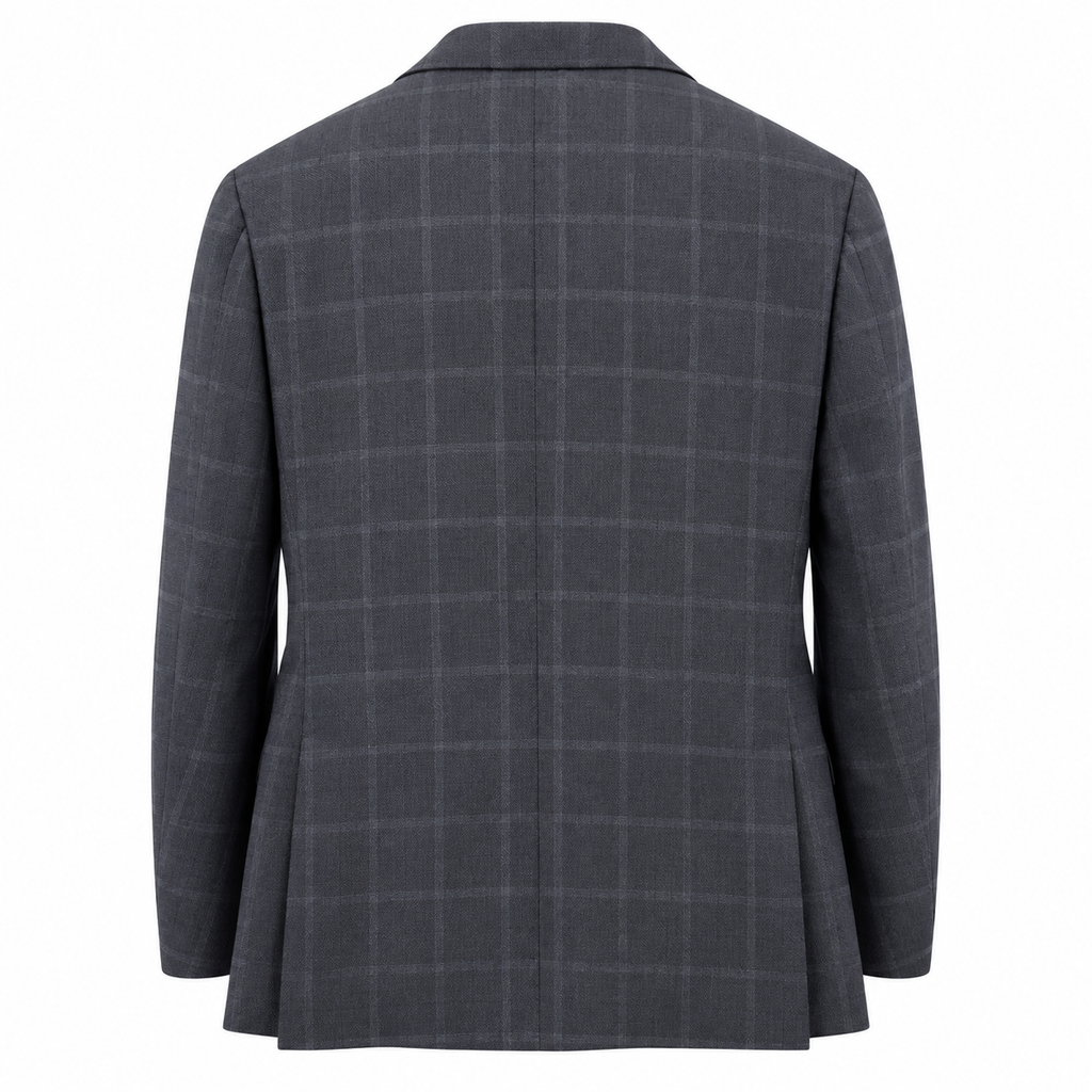 Canali Kei Sports Jacket - Navy Check