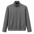 Canali Reversible Bomber Jacket - Denim