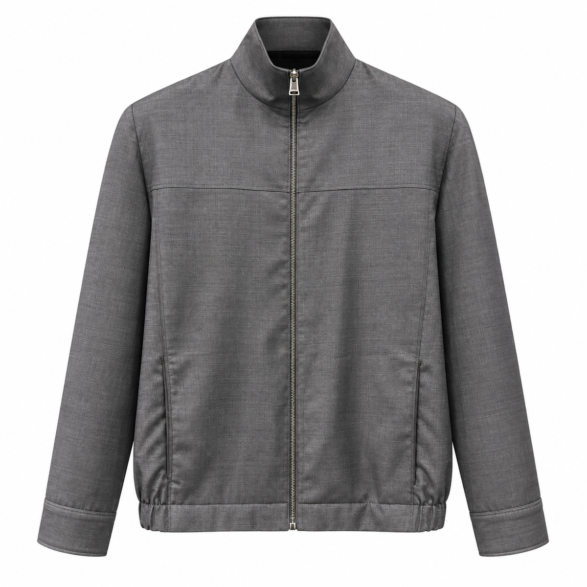 Canali Reversible Bomber Jacket - Denim