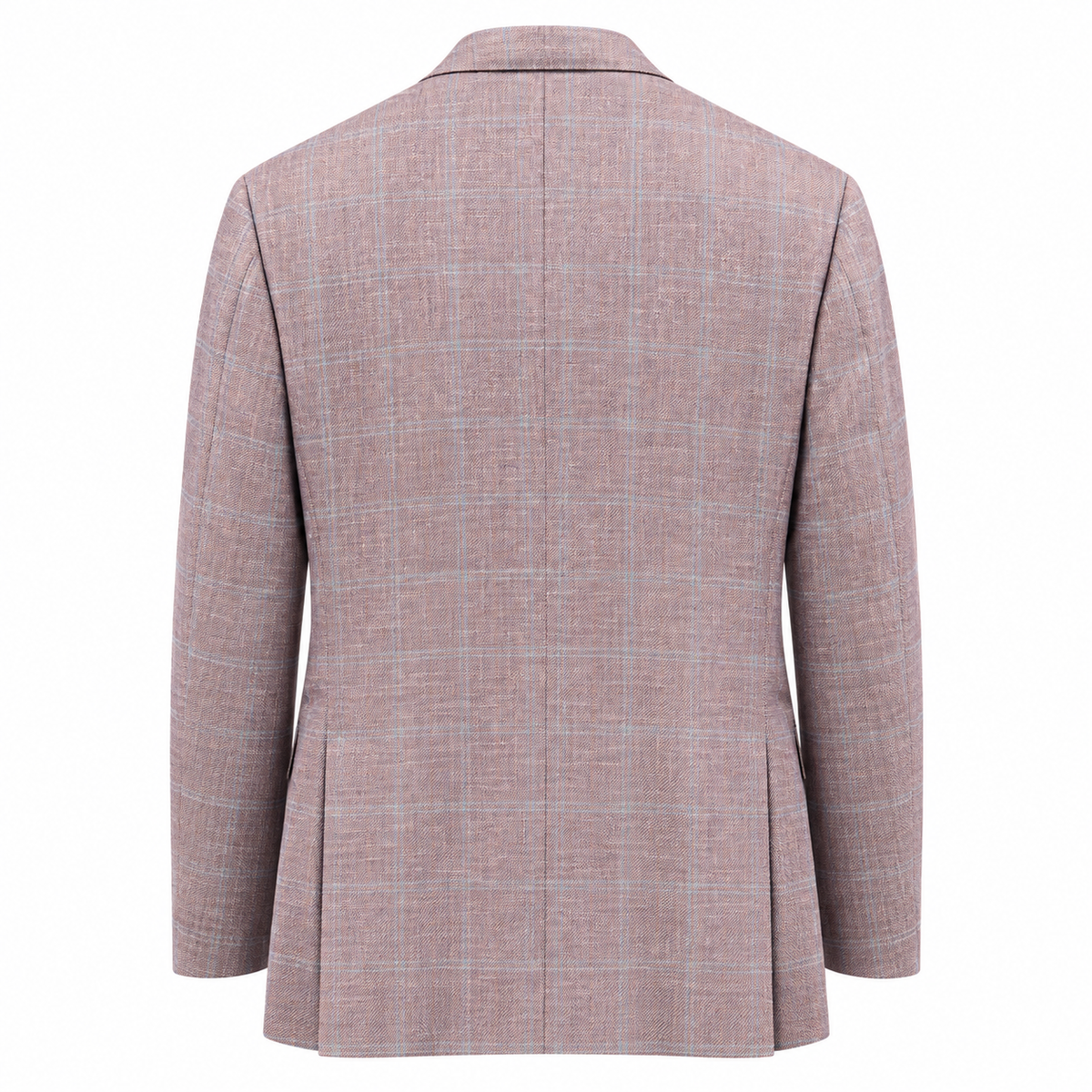 Canali Silk Blend Sports Jacket - Mauve Check