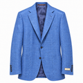 Canali Silk Blend Sports Jacket - Blue