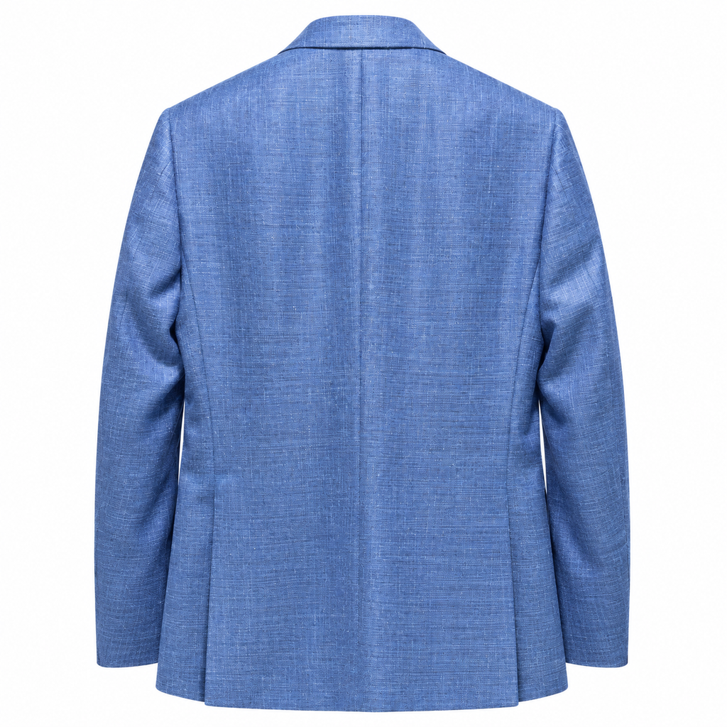 Canali Silk Blend Sports Jacket - Blue
