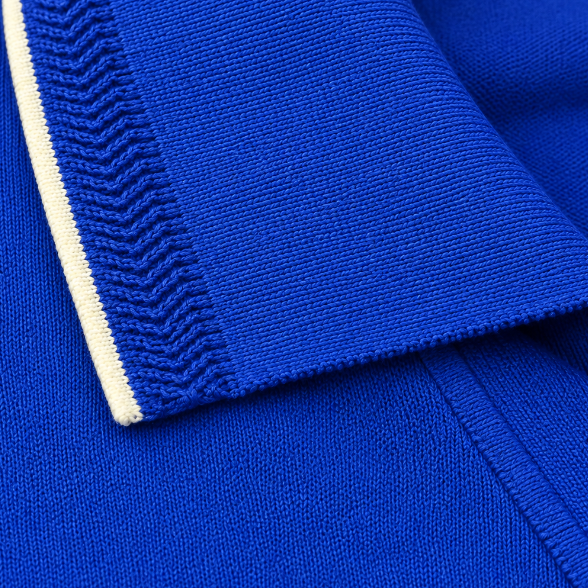 Canali Skipper Collar Knitted Polo - Wisteria
