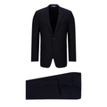 Canali Classic Wool Suit - Navy