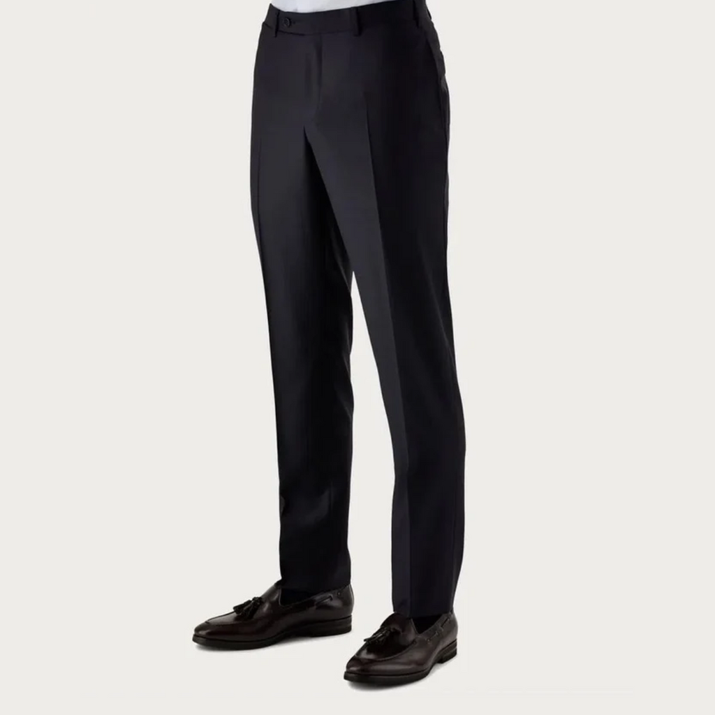 Canali Classic Wool Suit - Navy