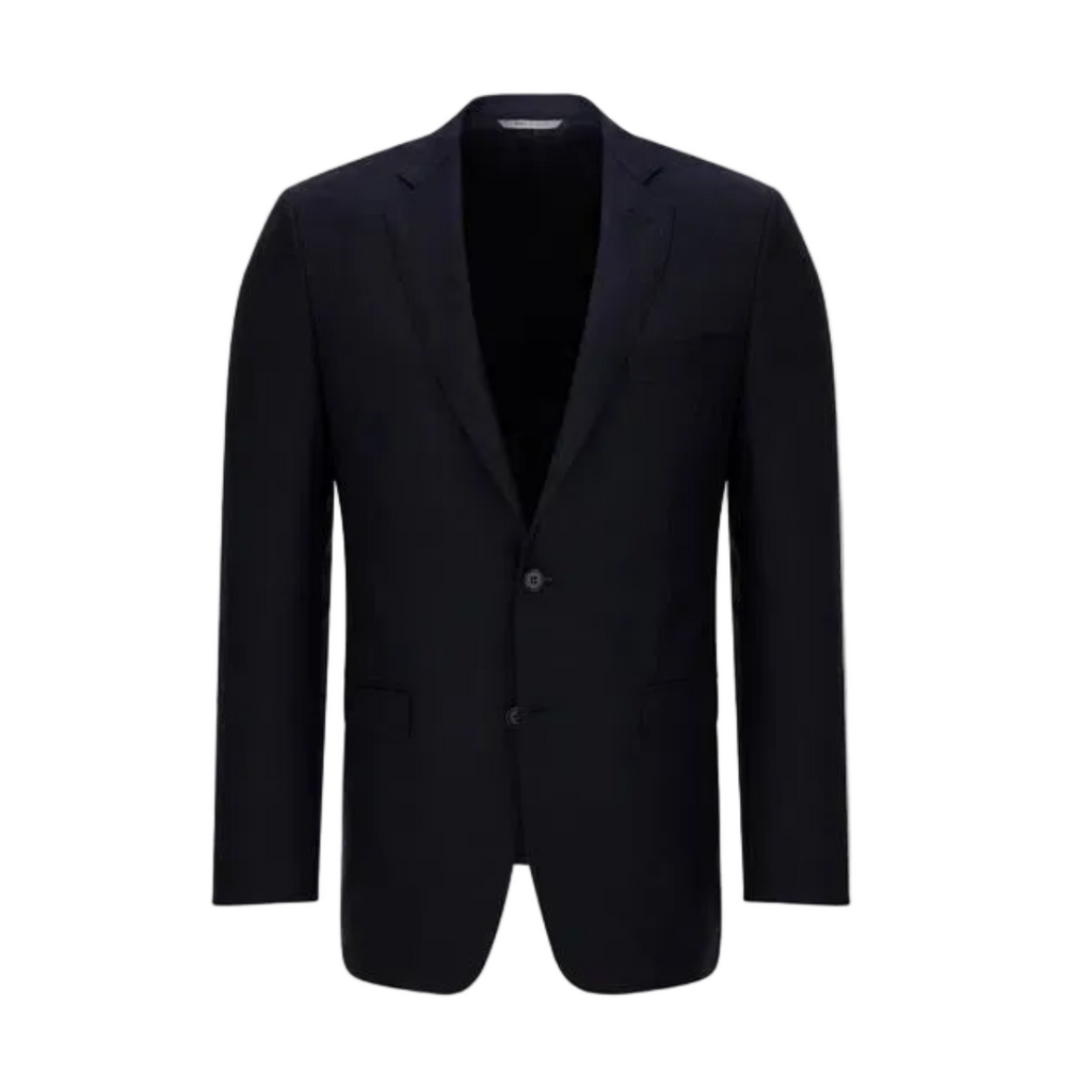 Canali Classic Wool Suit - Navy
