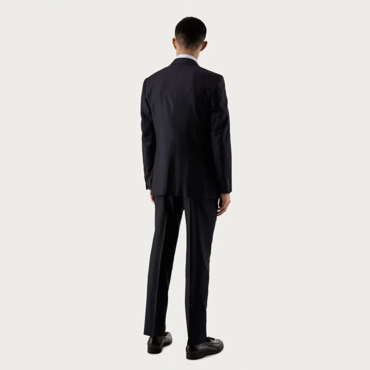 Canali Classic Wool Suit - Navy