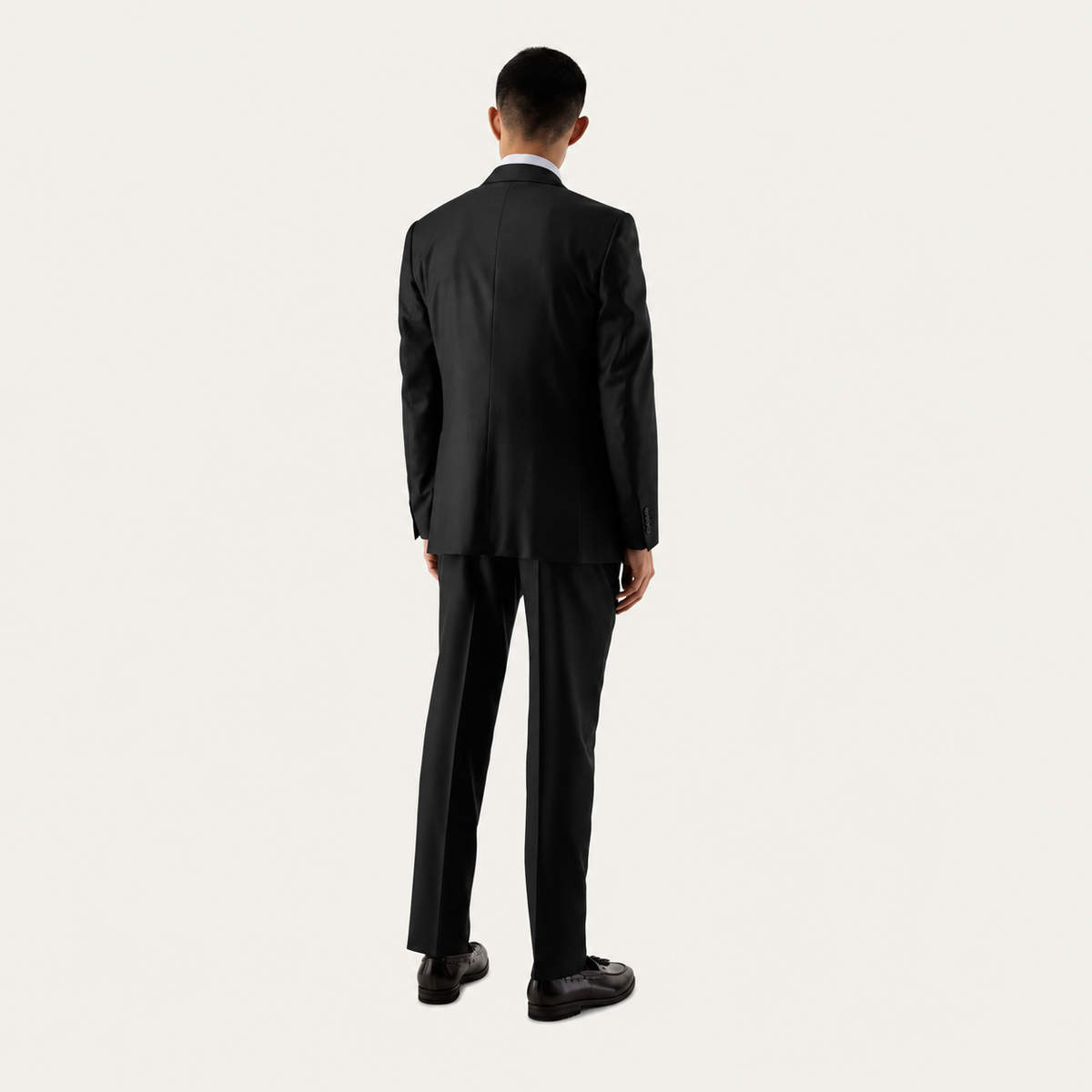 Canali Classic Wool Suit - Black
