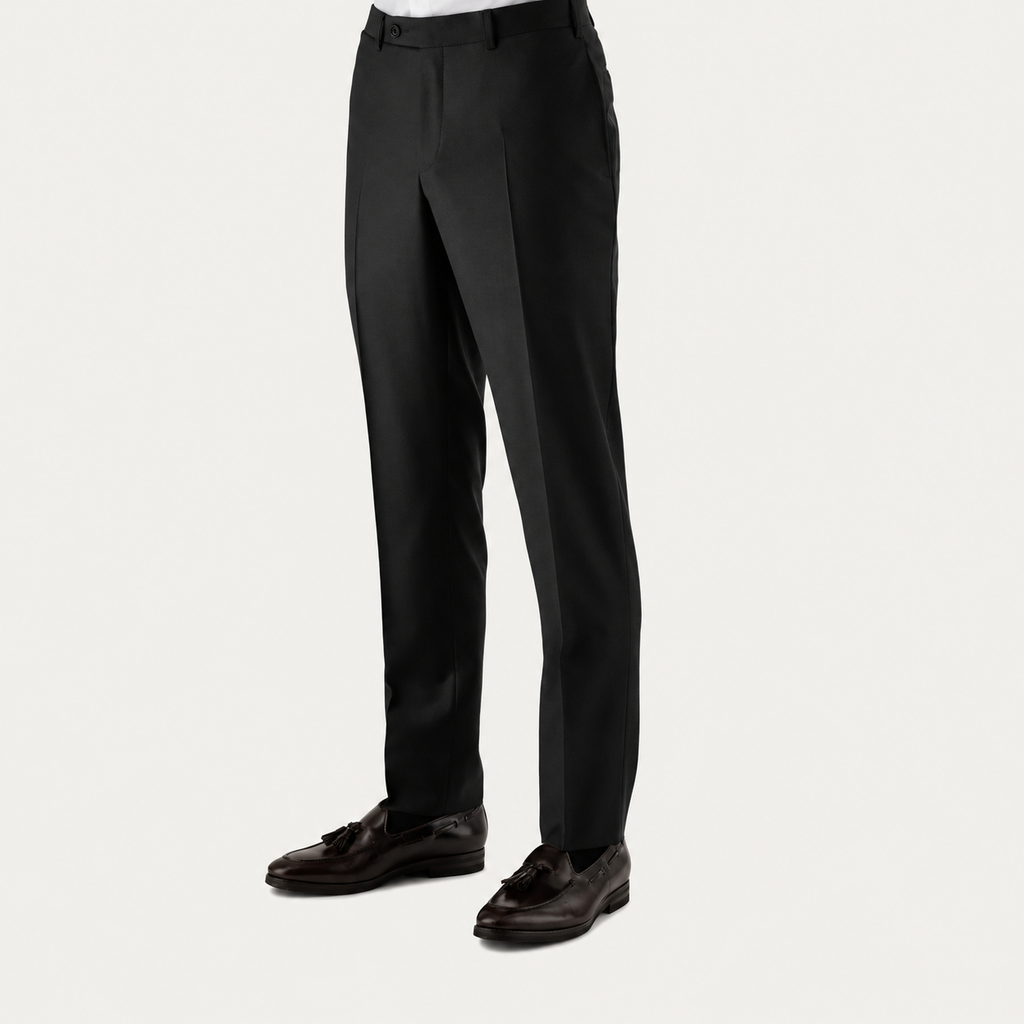 Canali Classic Wool Suit - Black