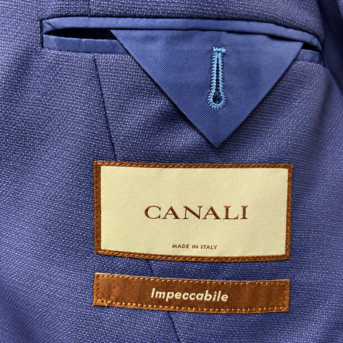Canali Impeccabile Travel Sports Jacket - Blue
