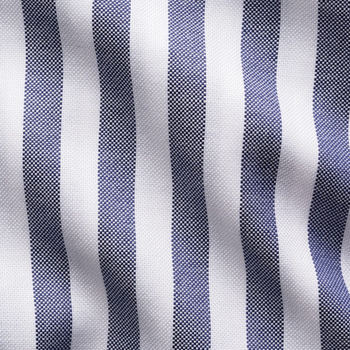 Eton Bengal Stripe Signature Oxford Business Shirt - Navy Stripe