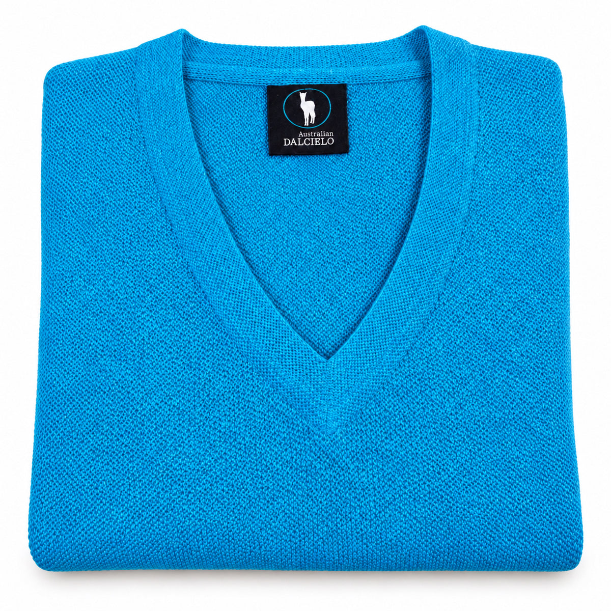 Dalcielo Alpaca Golf Jumper - Blue