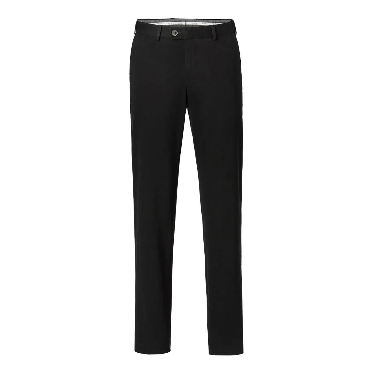 Hiltl Contemporary Fit Cotton Chinos - Black