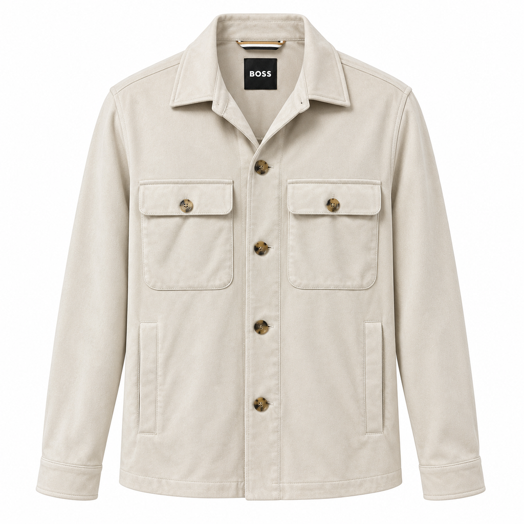 Boss Casual Overshirt - White