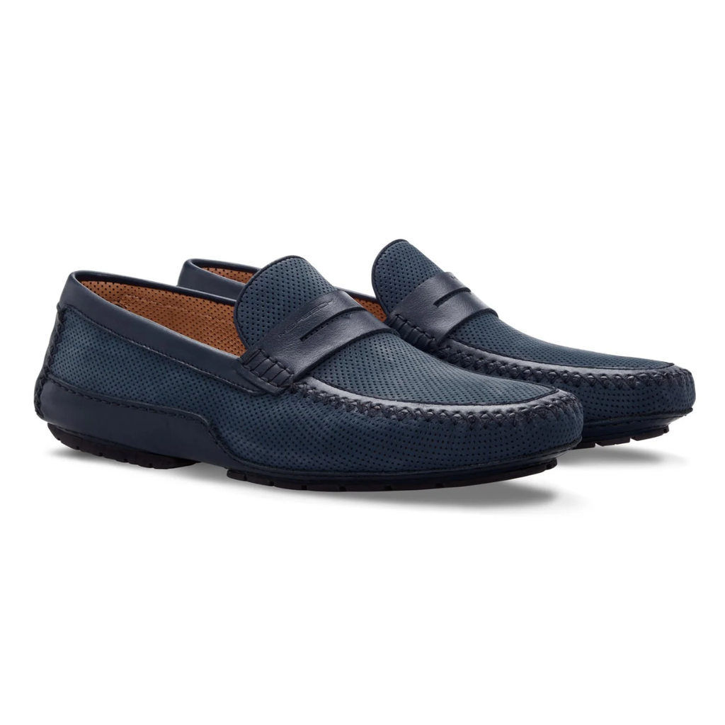 Moreschi Caracas Driving Shoes - Blue