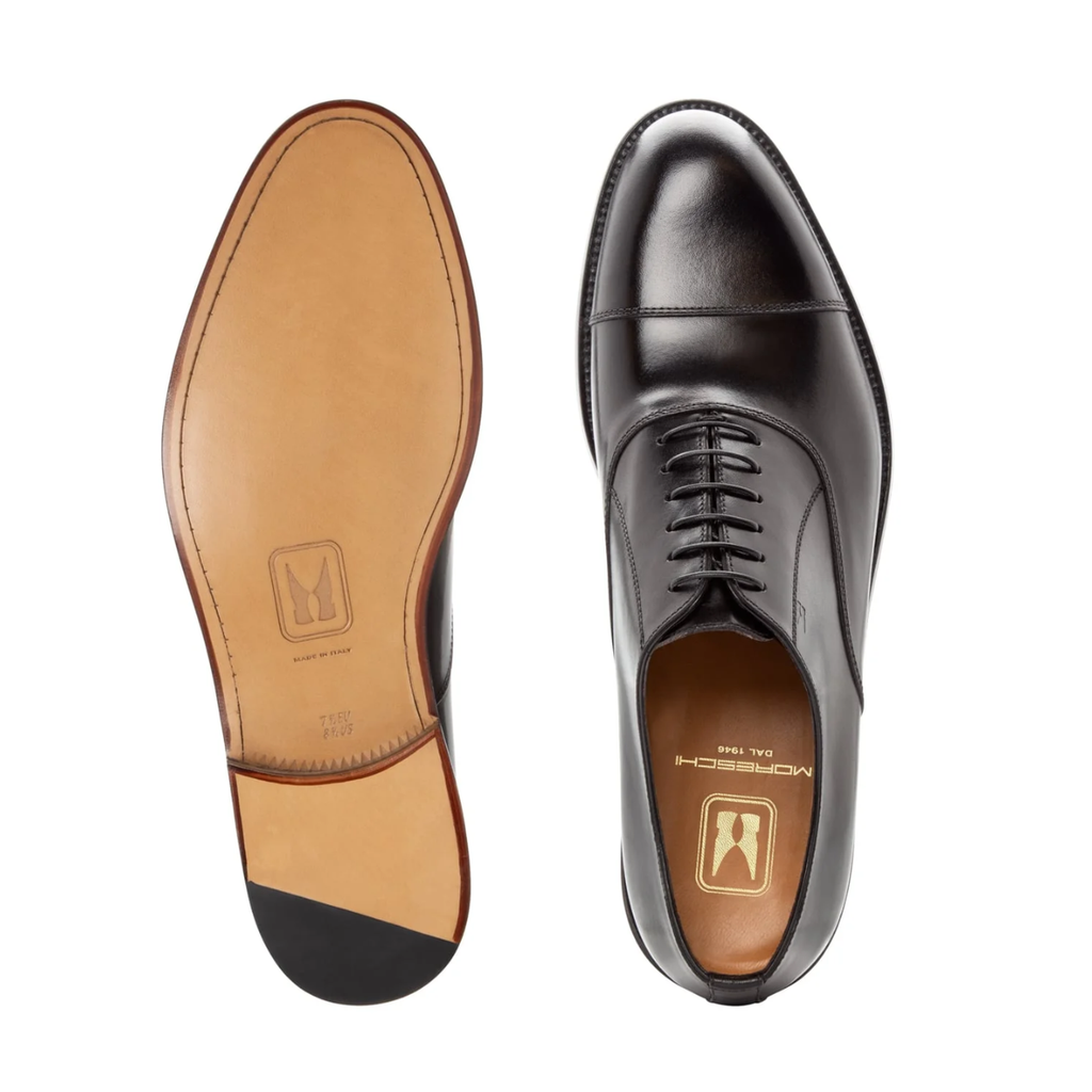 Moreschi Cleveland Oxford Dress Shoes - Black