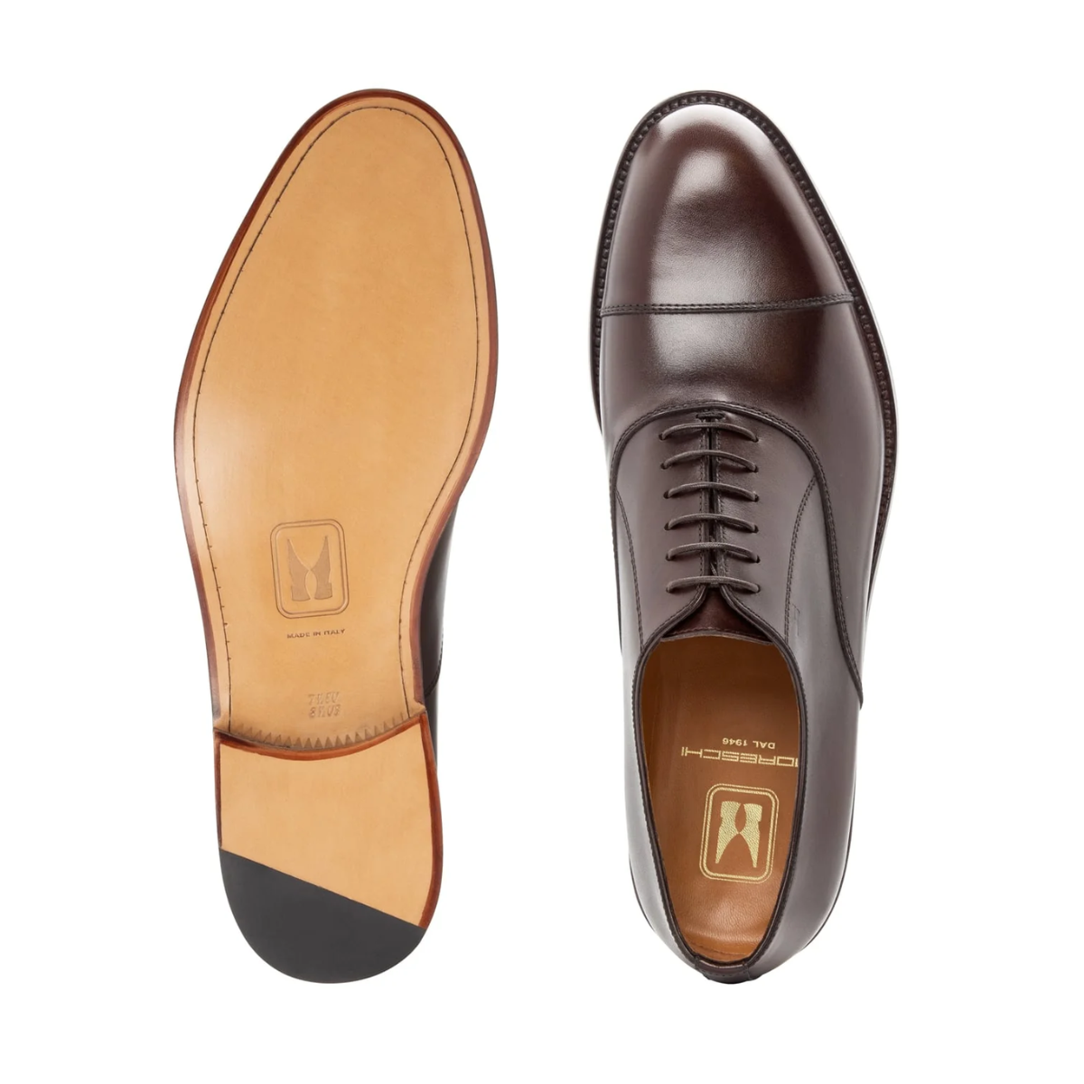 Moreschi Cleveland Oxford Dress Shoes - Brown