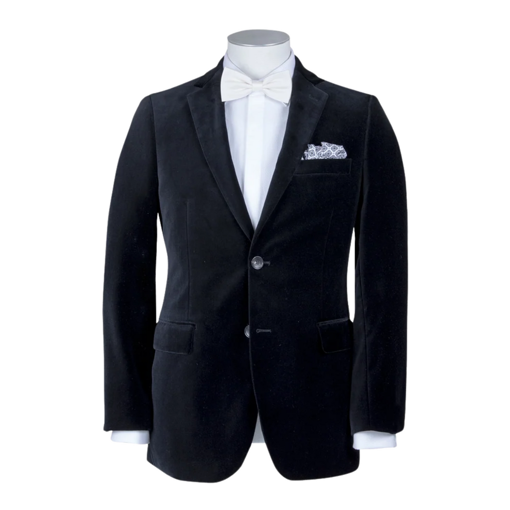 Rembrandt Cooper Velvet Jacket - Black