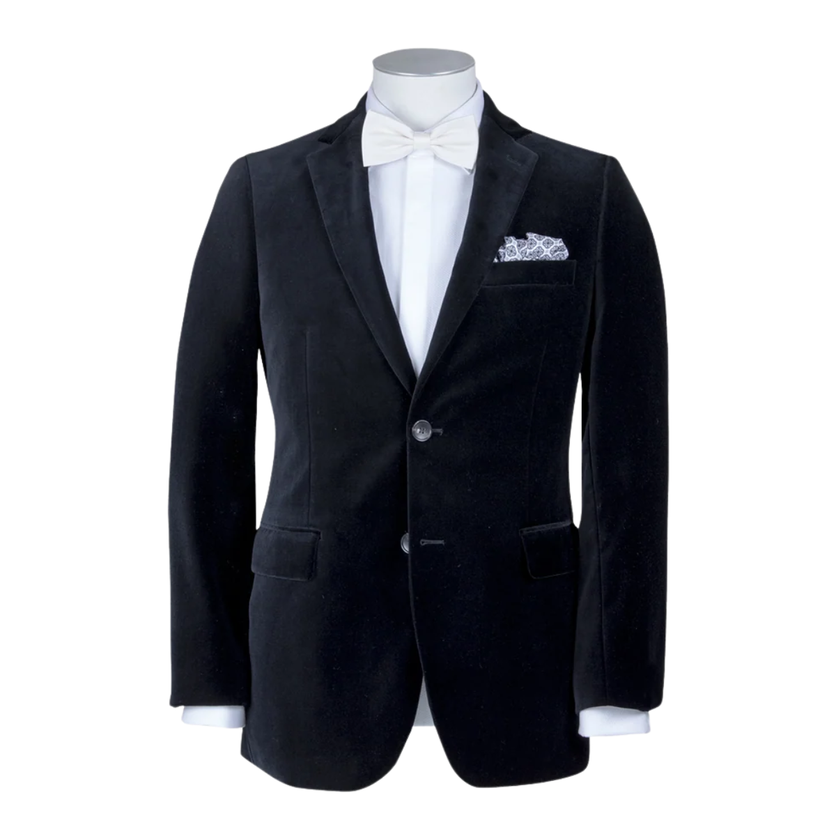 Rembrandt Cooper Velvet Jacket - Black