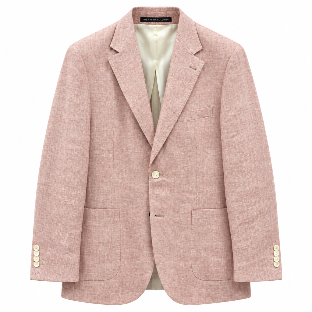 Rembrandt Linen Sports Jacket - Pink