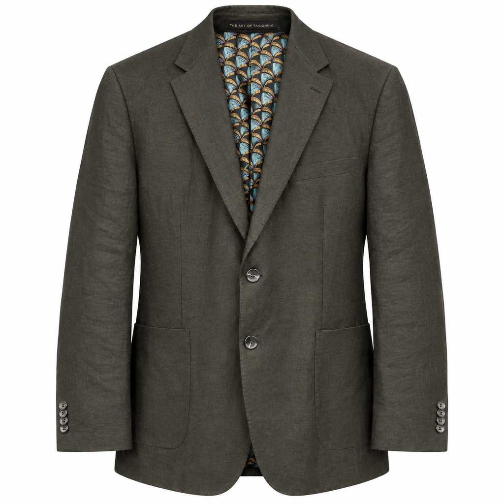 Rembrandt Linen Sports Jacket - Black
