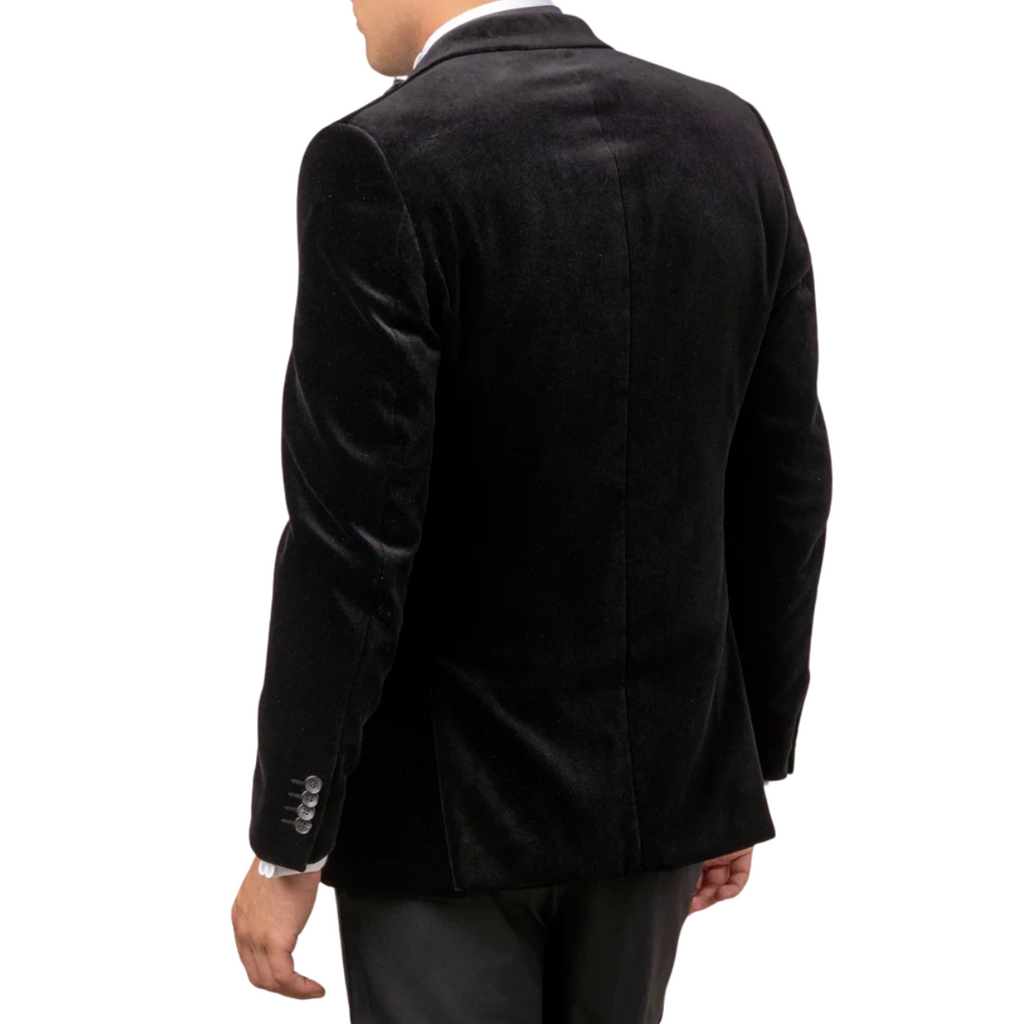 Rembrandt Cooper Velvet Jacket - Black