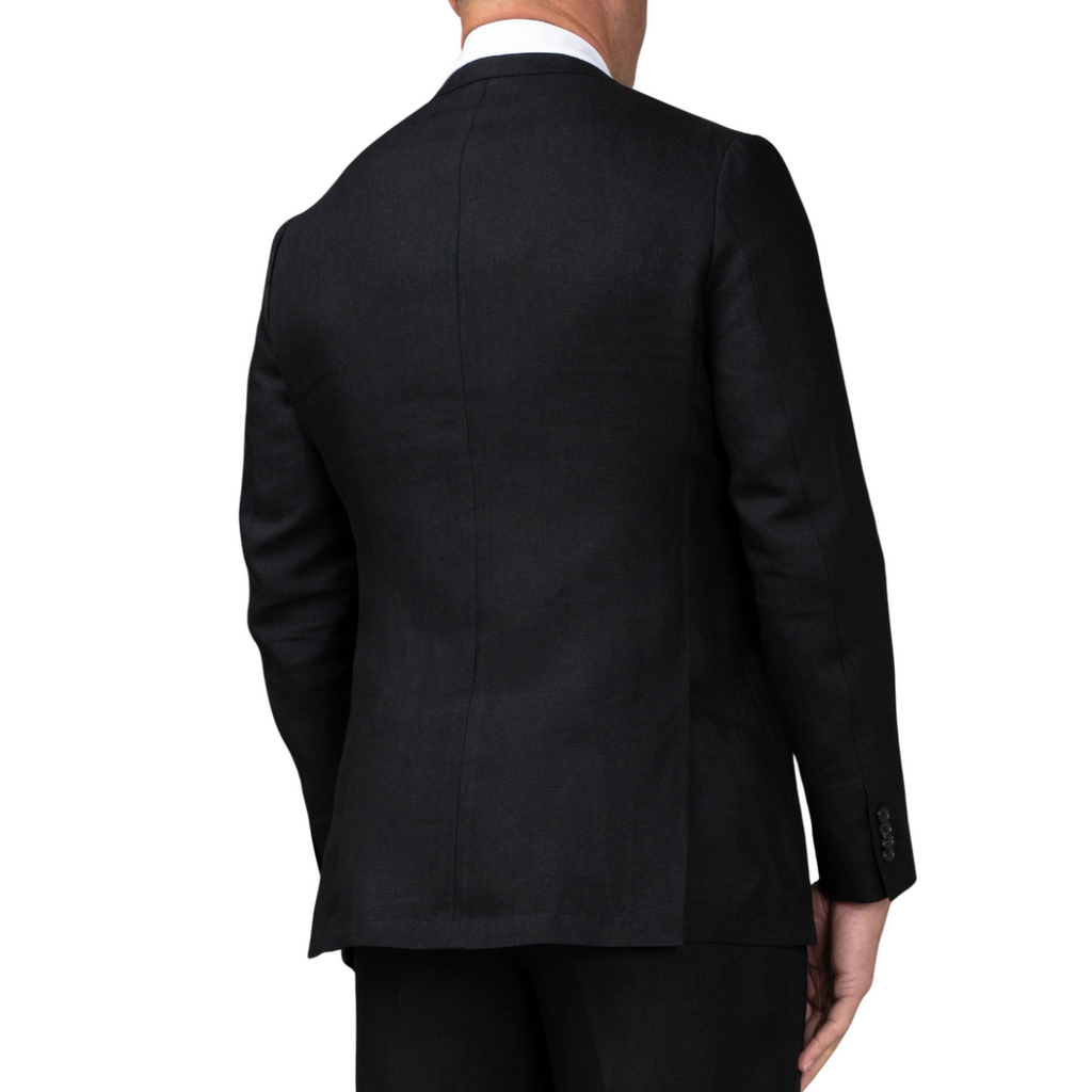 Rembrandt Linen Sports Jacket - Black