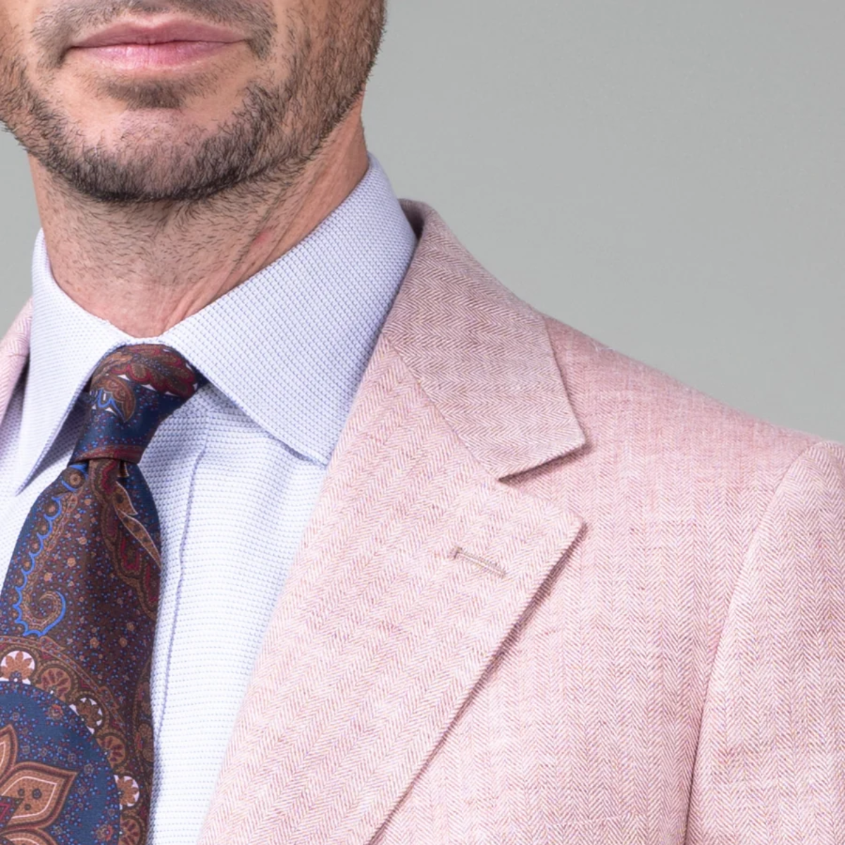 Rembrandt Linen Sports Jacket - Pink