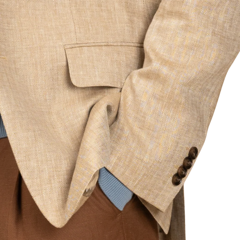 Rembrandt Linen Sports Jacket - Beige