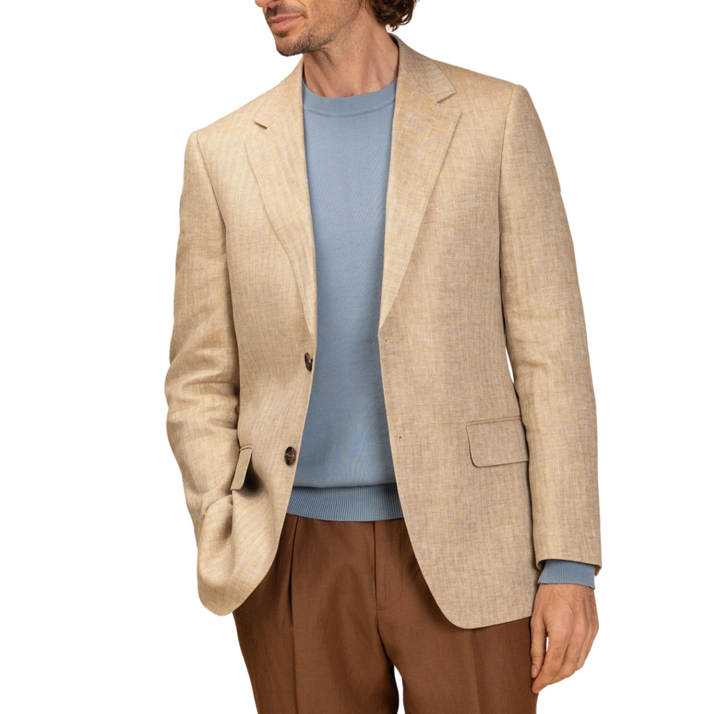 Rembrandt Linen Sports Jacket - Beige