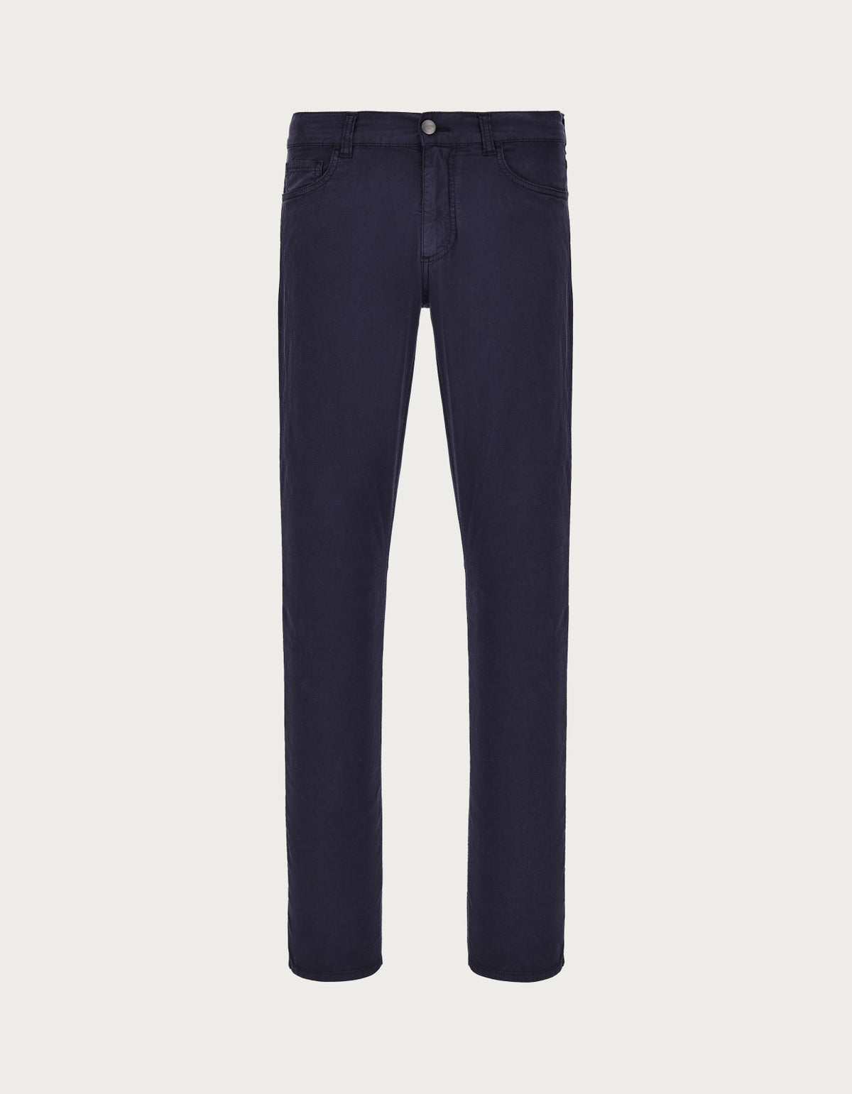 Canali Lyocell Cotton 5 Pocket Jeans - Navy