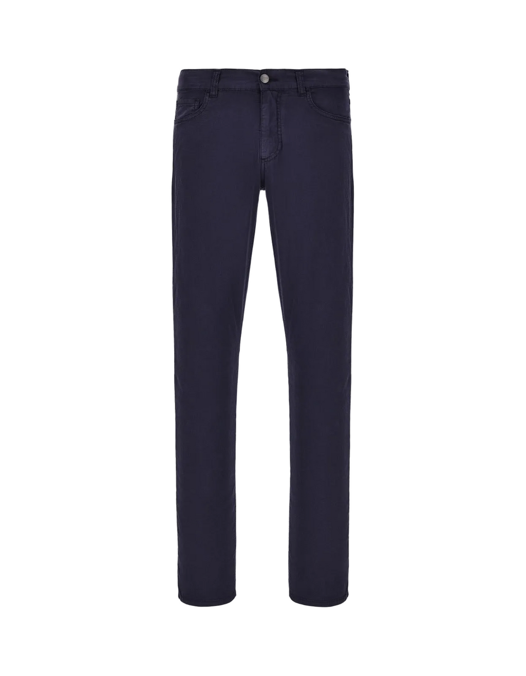 Canali Lyocell Cotton 5 Pocket Jeans - Navy
