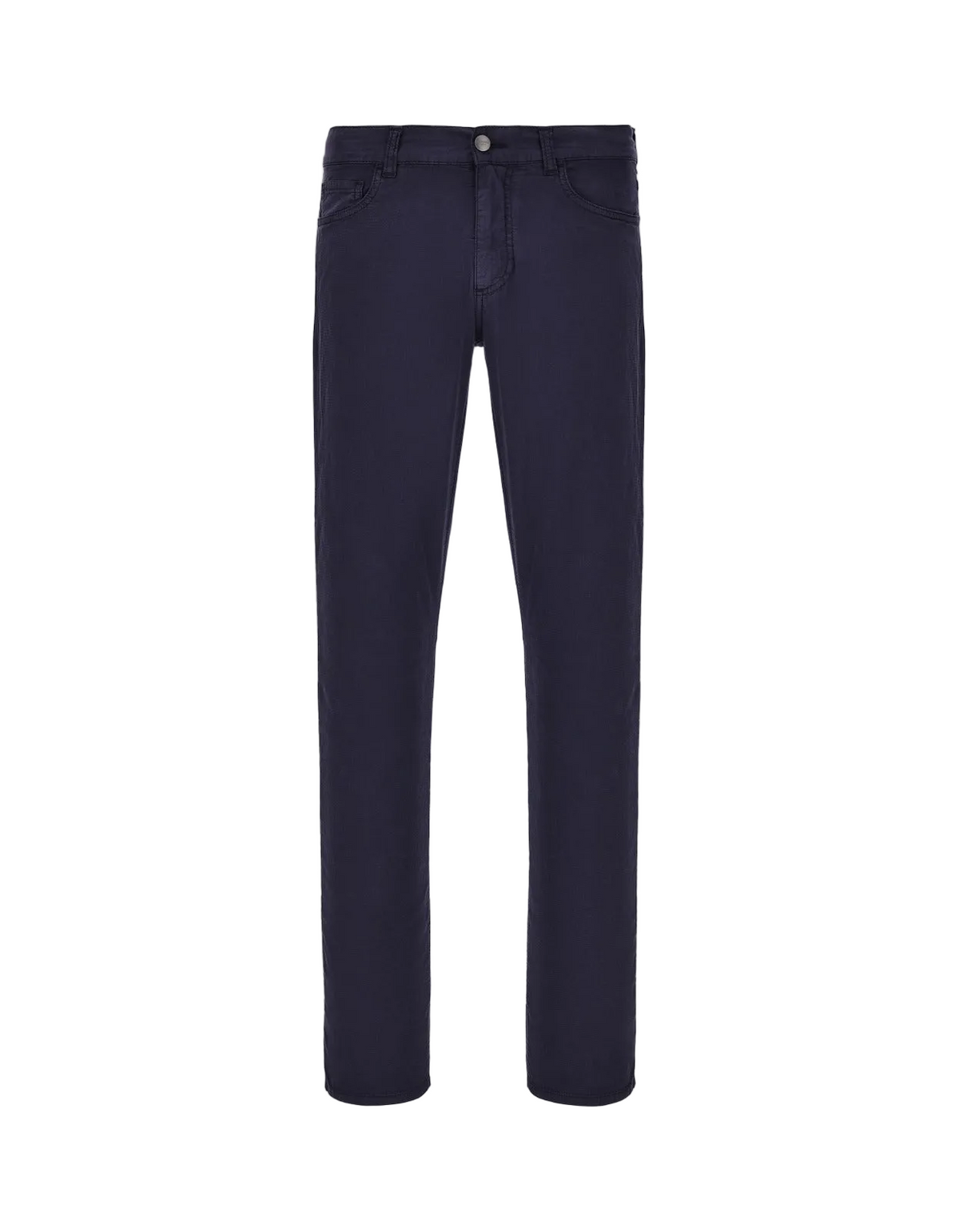 Canali Lyocell Cotton 5 Pocket Jeans - Navy